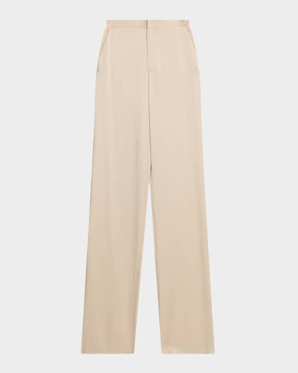 TOM FORD Tailored Wide-Leg Trousers | Neiman Marcus