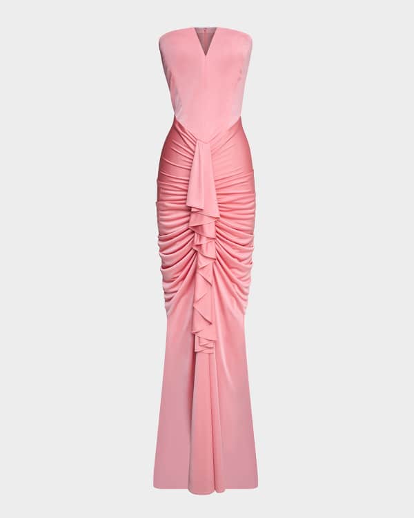 red and white heart dress Alexander McQueen White & Red Heart Print Silk Dress