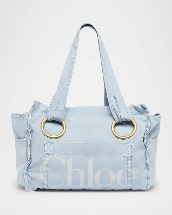 Chloe x High Summer Woody Medium Tote Bag in Bandana