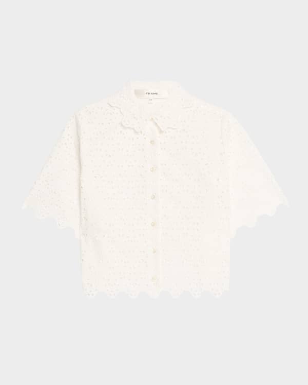 トップス maa Polka-dot blouse with draped collar - Women | MANGO USA