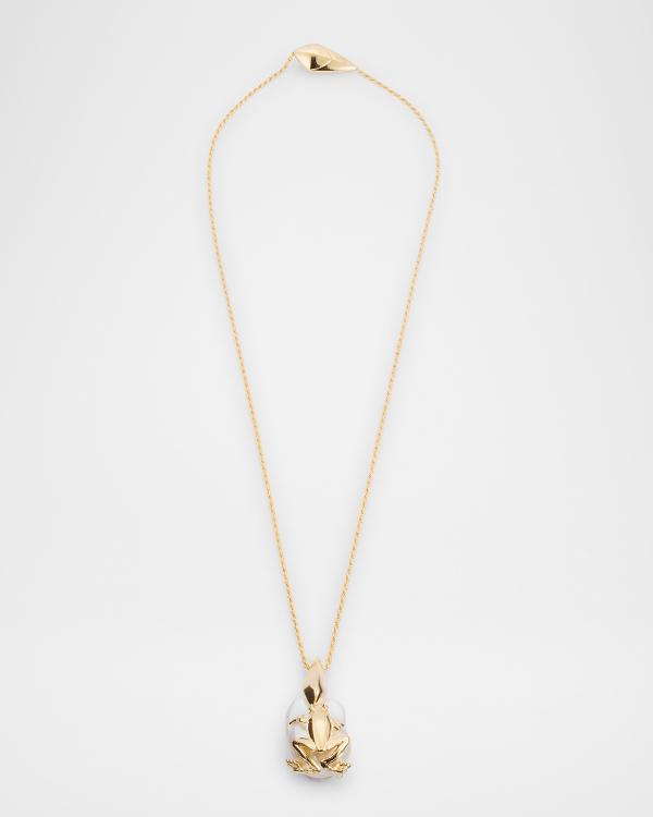 Givenchy 4G Liquid Golden Pendant Necklace | Neiman Marcus