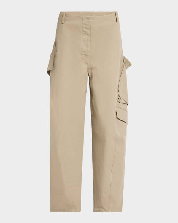 パンツ Alaia Cargo trousers with knit band 49941702pn_999_f.jpg?impolicy=