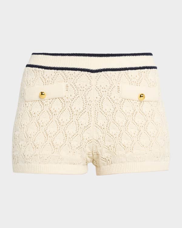 AGOLDE Dee Side-Slit Distressed Jean Shorts | Neiman Marcus