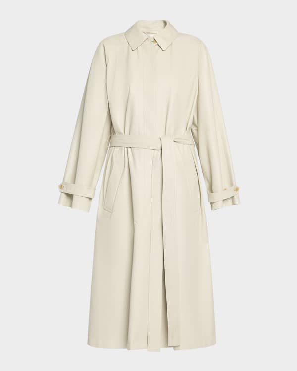 TOM FORD Transparent Belted Trench Coat | Neiman Marcus