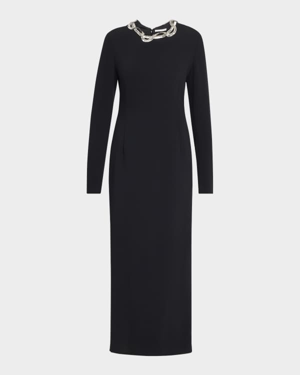 ワンピース PRADA Black Jersey Dress Jersey midi dress in black - Prada | Mytheresa
