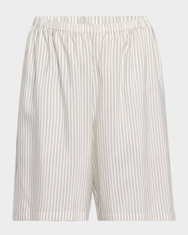 Zimmermann Acacia Tuck Shorts | Neiman Marcus