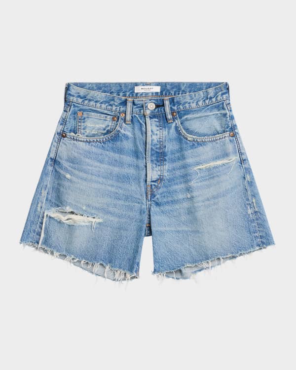 Ludlow Distressed Denim Shorts