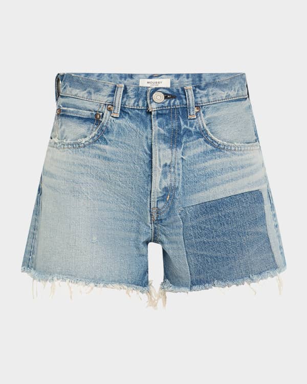 Ludlow Distressed Denim Shorts