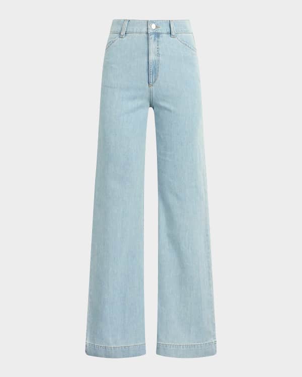 Joe's Jeans The Blake Wide-Leg Raw Hem Jeans | Neiman Marcus