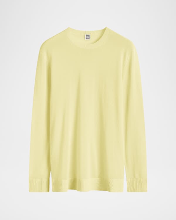 Toteme Gathered-Neck Matte Blouse | Neiman Marcus