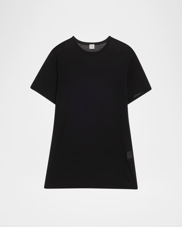 新品☆toteme☆Knot short-sleeve top Toteme Twisted Jersey Short-Sleeve T-Shirt | Neiman Marcus
