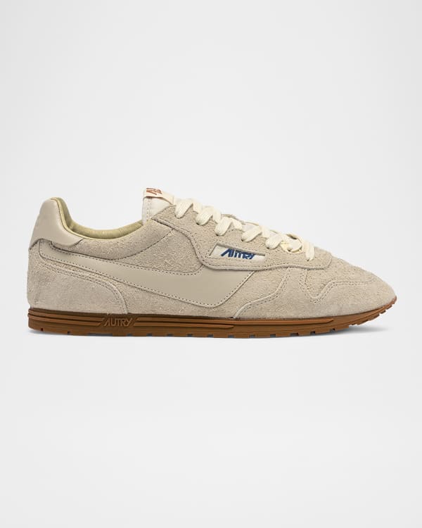 AUTRY Super Vintage Low-Top Tricolor Leather Sneakers