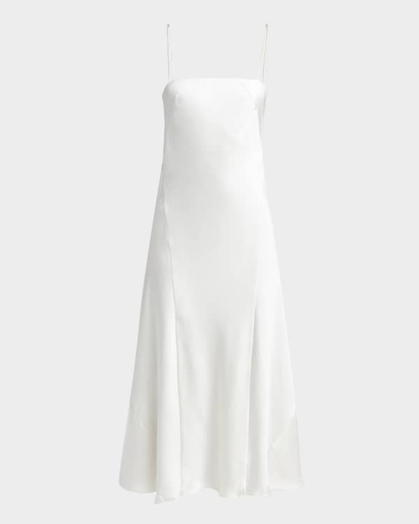 Ralph Lauren Collection Chilton Halter Stretch Satin Evening Dress