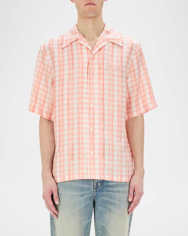 Amiri x Wes Lang Men's Blood 38 Flannel Sport Shirt | Neiman Marcus