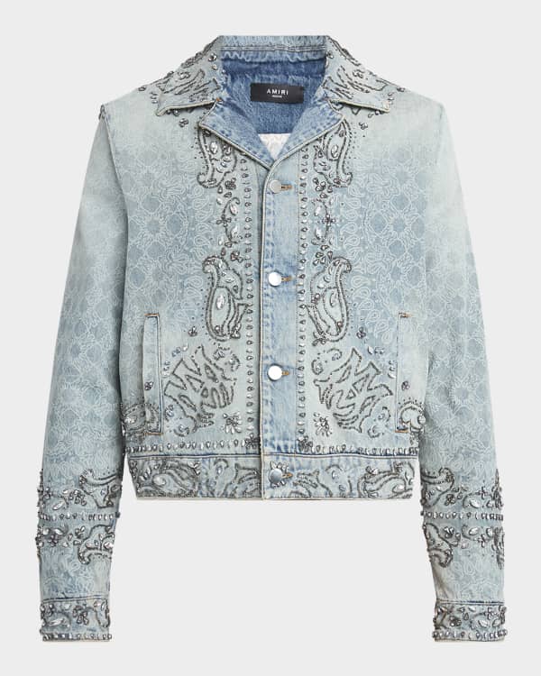 Bandana Jacquard Denim Hooded Work Jacket | Supreme 25ss