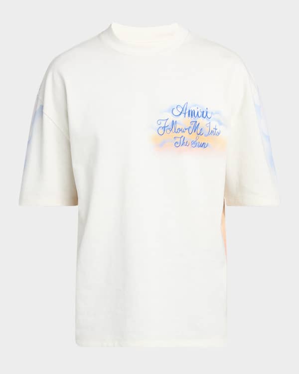 Amiri Men's Crystal Amiri Hollywood T-Shirt | Neiman Marcus