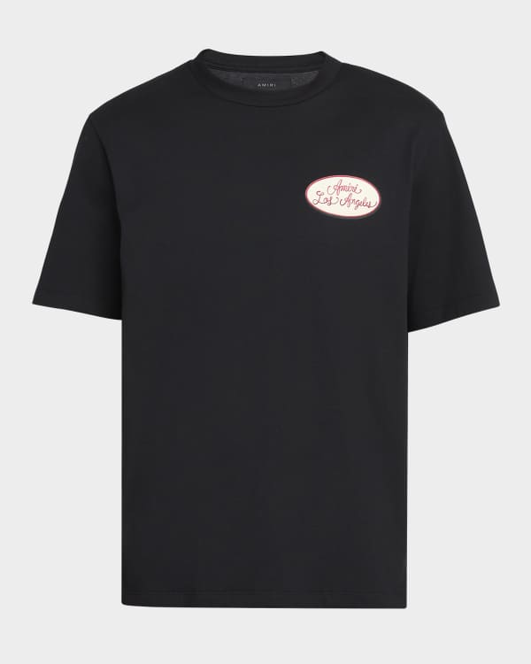 24AW new/AMIRI ガーデンロゴTシャツ T-Shirt Black Amiri Men's Garden Logo T-Shirt | Neiman Marcus