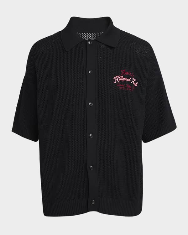 Amiri Men's Silk Dice Bowling Shirt | Neiman Marcus