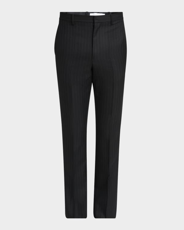 Helmut Lang Men's Zip Double-Pleated Trousers | Neiman Marcus