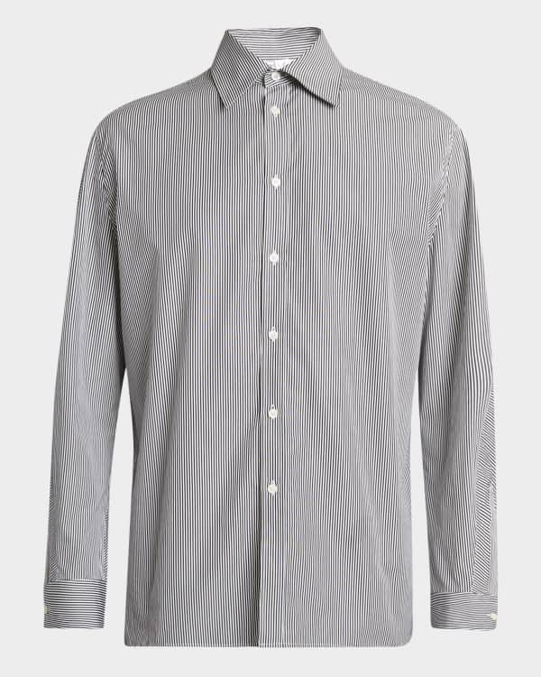 Givenchy Men's U-Lock Harness Dress Shirt | Neiman Marcus