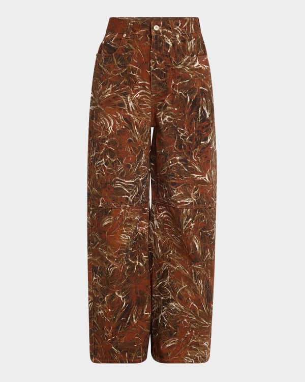 パンツ Loewe Paula'S Ibiza Pantalone Cargo In Misto Lino Paula's Ibiza silk satin wide-leg pants in beige - Loewe