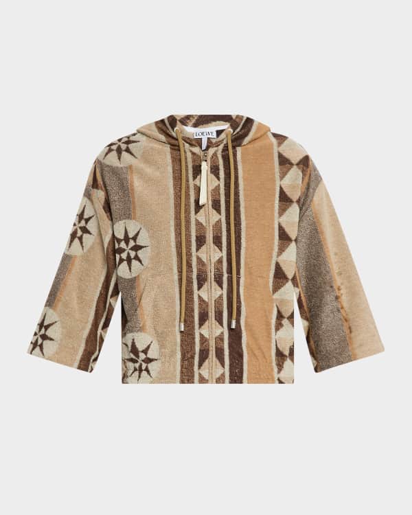 LOEWE｜LONG-SLEEVED SHIRTS (Jacquard Hooded Shirt in woo 20755299_50741076_322.jpg