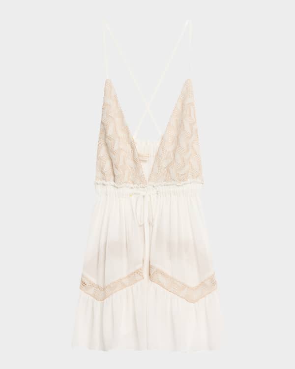 CHARO RUIZ IBIZA Rachel Short Lace Dress | Neiman Marcus