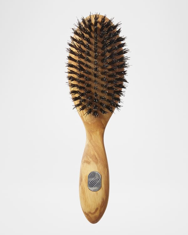 SNOW FOX Gua Sha Hair and Scalp Brush Premium Wooden Edition