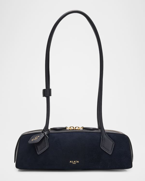 ALAIA Le Teckel Small Shoulder Bag in Leather | Neiman Marcus