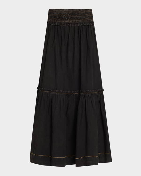 スカート Ganni Gonna Midi In Denim レディース】Heavy Washed Denim Midi Skirt | GANNI(ガニー
