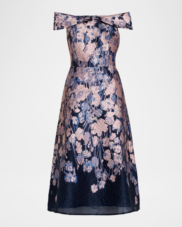 パーティードレス Tadashishoji Pleated Bodycon llic Jersey Dress Tadashi Shoji Pleated Bodycon Metallic Jersey Dress | Neiman