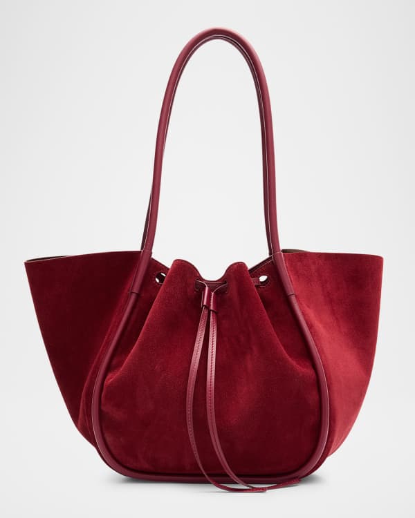 【PROENZA SCHOULER】Ruched leather tote bag トートバッグ Proenza Schouler Large Ruched Smooth Leather Tote Bag