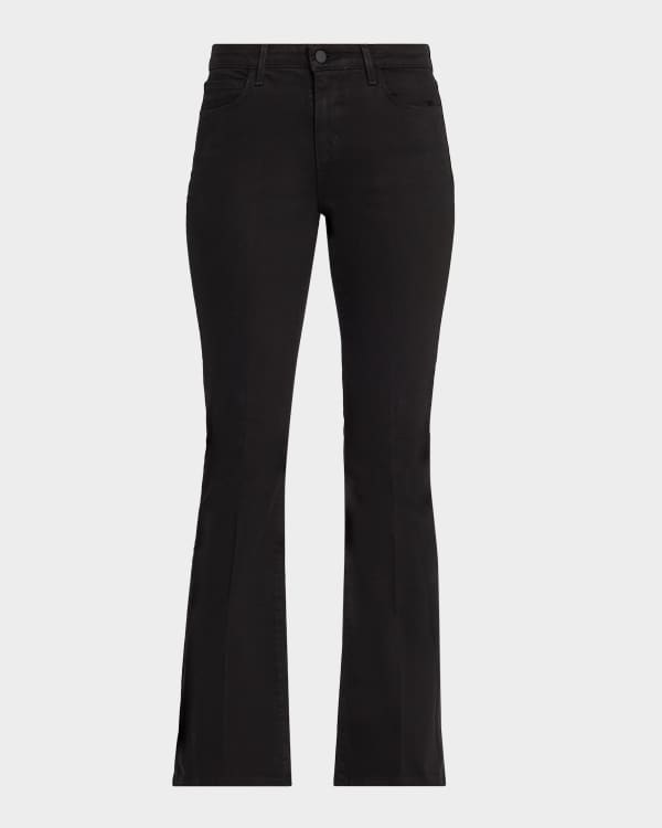 Alo Yoga Super Shine Low-Rise Boot-Cut Leggings | Neiman Marcus