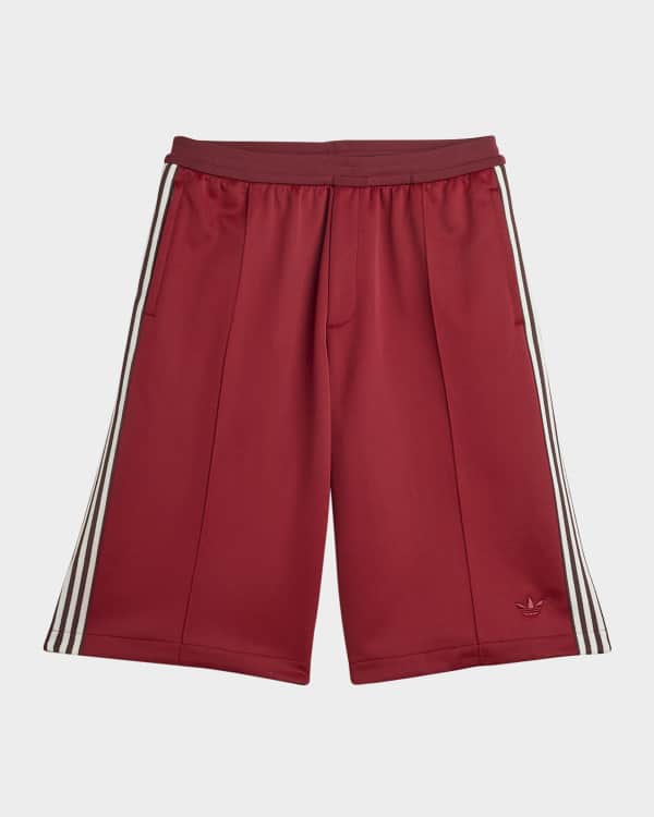 Adidas x Wales Bonner Men's Crochet Shorts | Neiman Marcus