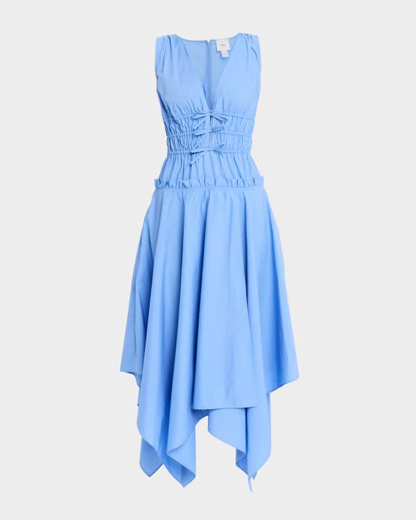 Sandro Dalida Asymmetric Embellished Cutout Mini Dress | Neiman Marcus