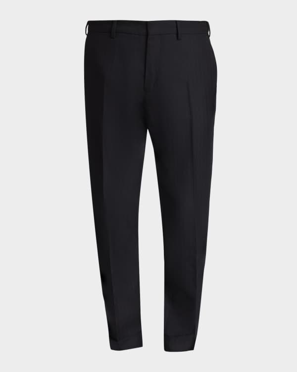 Dries Van Noten Men's Panrom Pleated Stripe Pants | Neiman Marcus