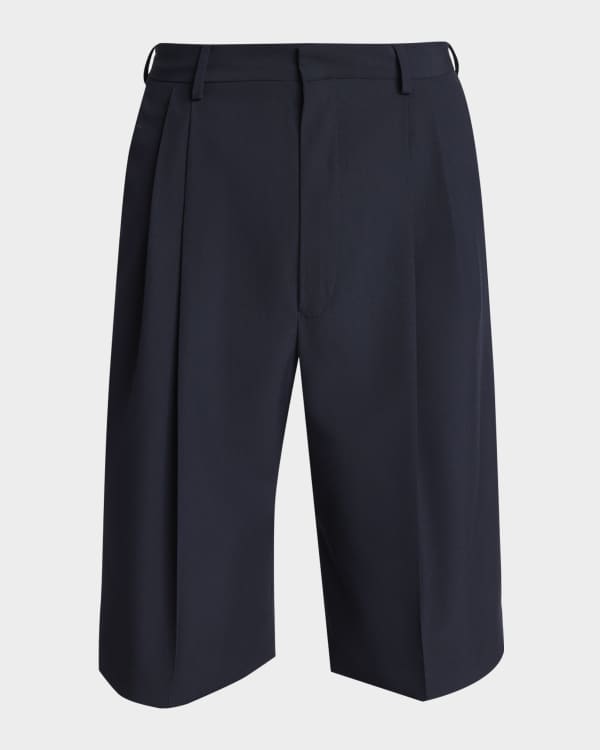 Dries Van Noten Men's Piperi Sequin Drawstring Shorts | Neiman Marcus