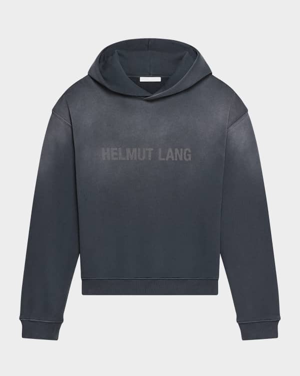 Helmut Lang Men's Core Logo Pullover Hoodie | Neiman Marcus