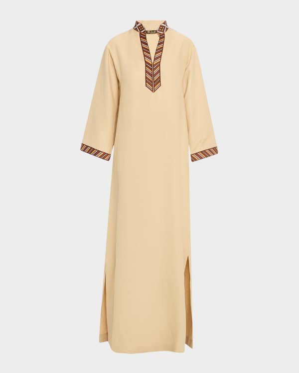 slim fit dress slacks Khaite Coast Dress in Gold - Gold Designer Dress