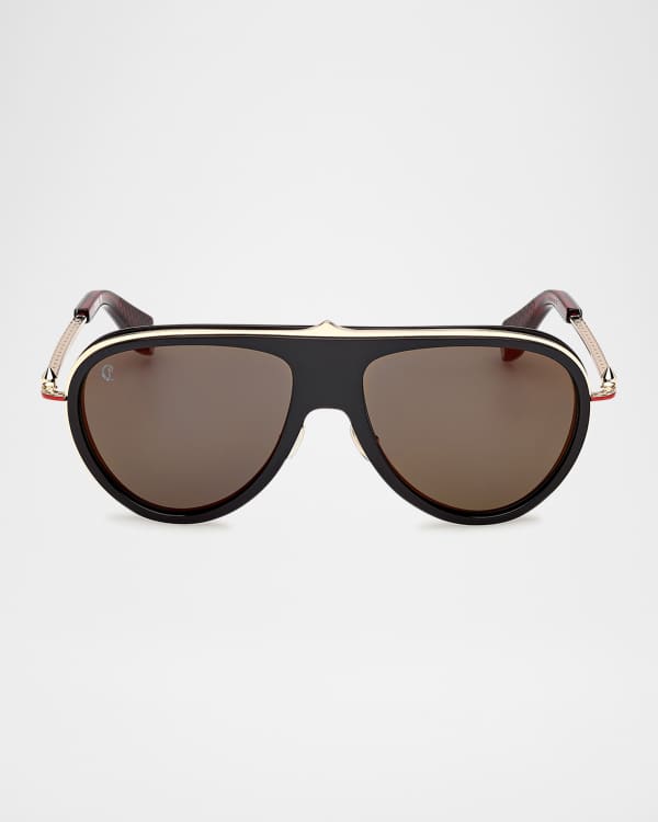 Miu Miu Metal Aviator Sunglasses | Neiman Marcus