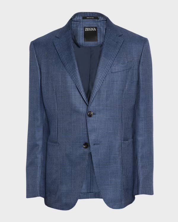 ZEGNA Men's Reversible Nubuck Full-Zip Blouson | Neiman Marcus