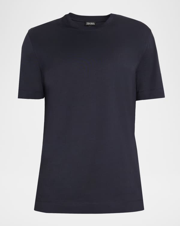 ZEGNA Men's Pure Cotton Crewneck T-Shirt | Neiman Marcus