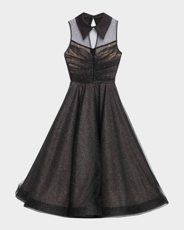 strapless open back dress Long Pastel Sequin Prom Dress with Lace-Up Open Back Bright Blue / 4 main image 0