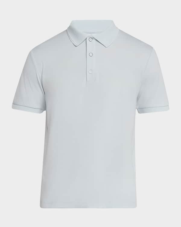 Rag & Bone Men's Interlock Knit Polo Shirt | Neiman Marcus