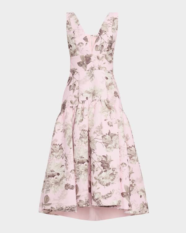 Alice+Olivia■Leandra Belted Dress■ドレス Alice + Olivia Leandra Belted Dress in Natural | Lyst