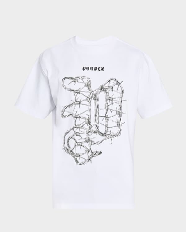 Men's Stitched Logo Graphic T-Shirt