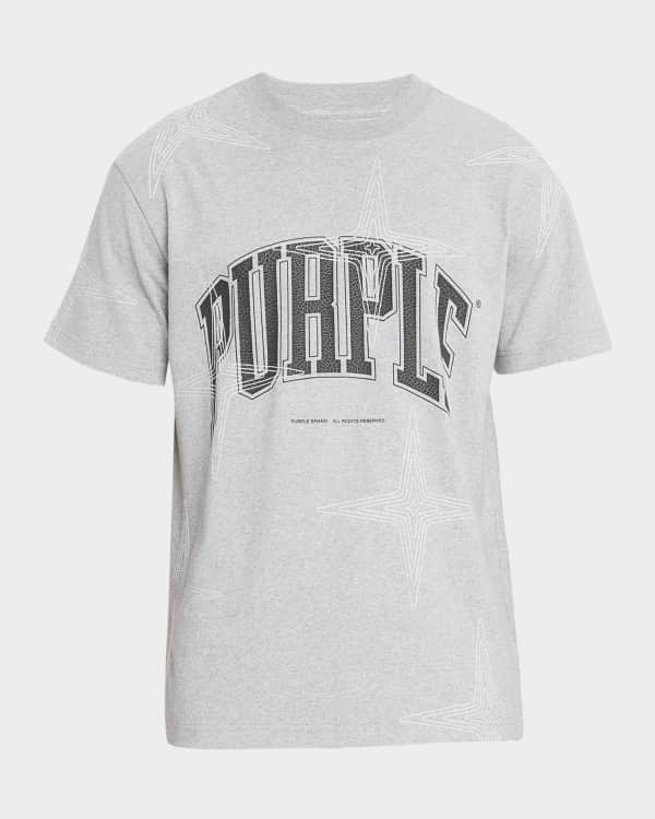 Tシャツ・カットソー PURPLE 'Liquid Wordmark' T-shirt Gray Liquid Wordmark Tee – PURPLE BRAND