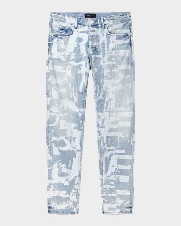 Men's Repeat-Logo Skinny Jeans