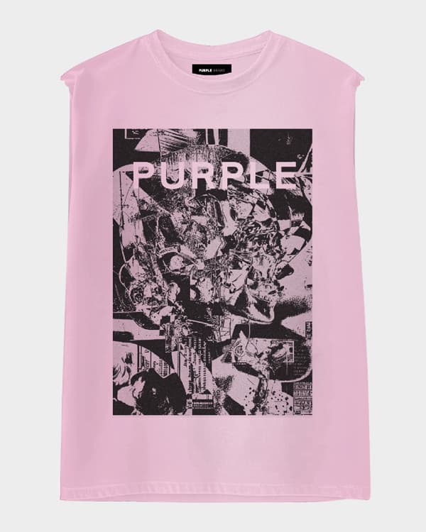 Men's Sleeveless Graphic Print Top 
