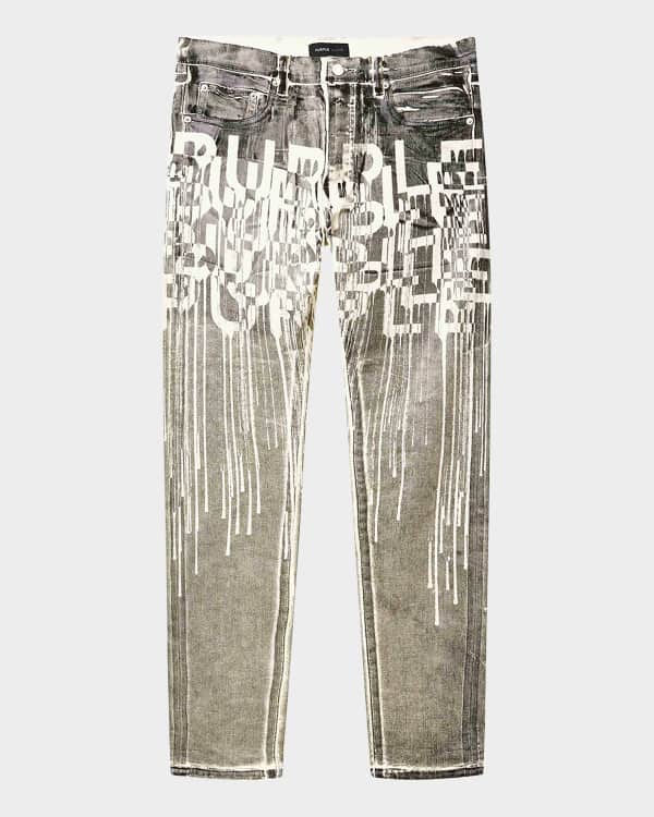 Amiri Men's MA Music Note Skinny Jeans | Neiman Marcus